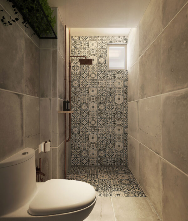 Beautiful view of Industrial Bathroom Tiles For Lofts