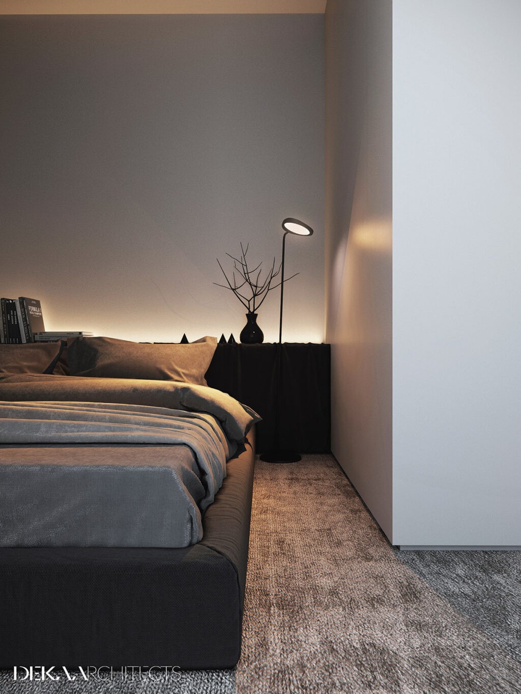 Grey, Raw, Masculine Interiors