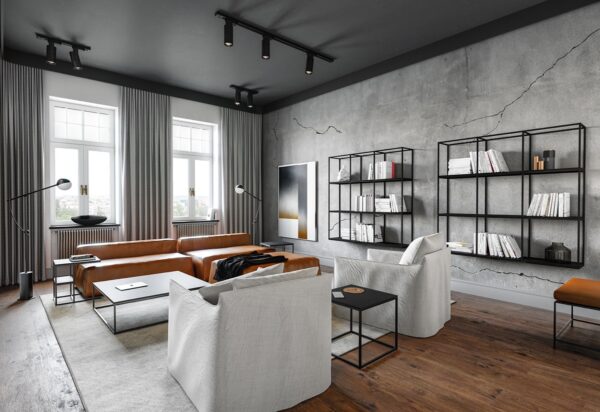Industrial vibe decor | Interior Design Ideas