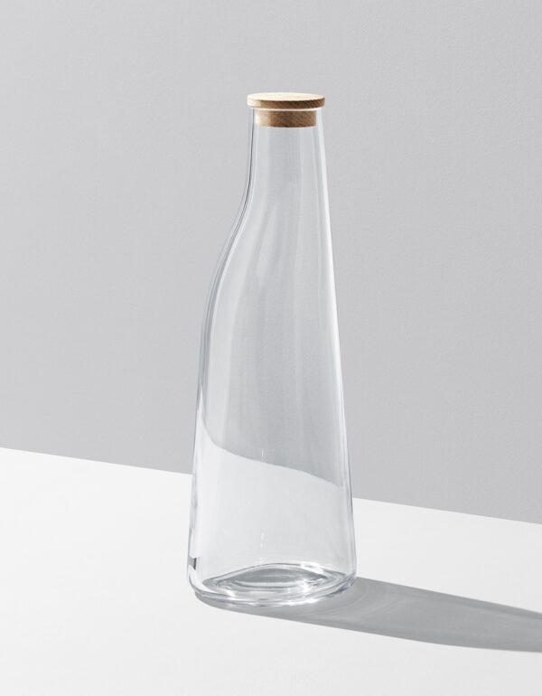 Simple Modern Glass Wine & Water Carafe