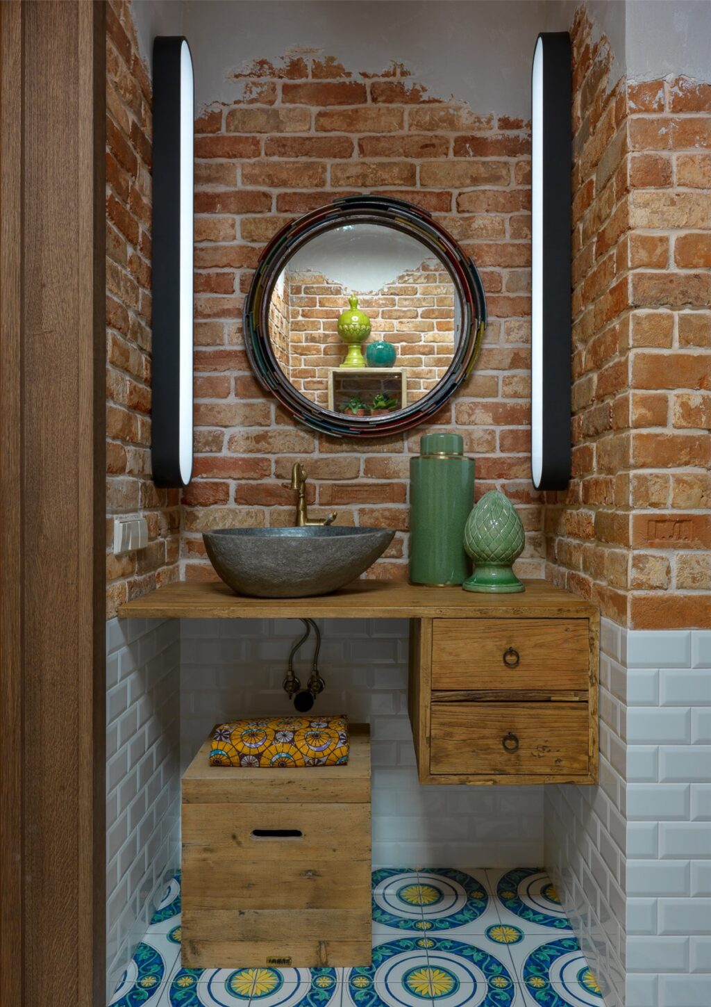 Quirky Colourful Interior With Unique Lighting Schemes