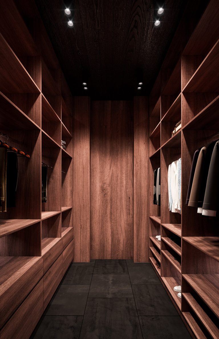 Bespoke closet shelves Interior Design Ideas