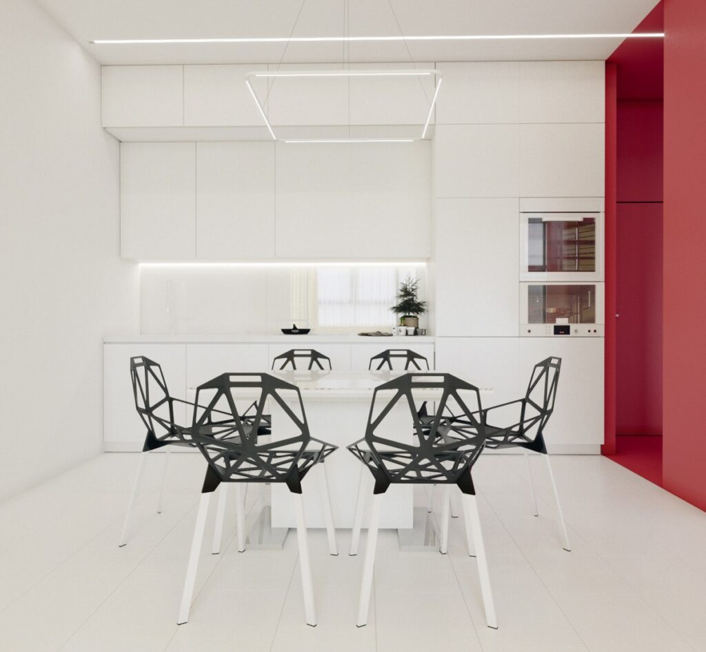 Black and white kitchen diner Interior Design Ideas