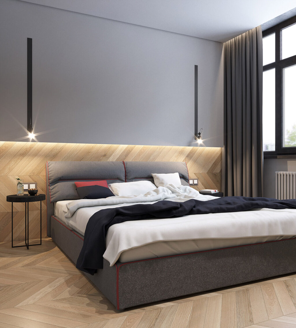 Incorporating Red Accents on Grey Decor