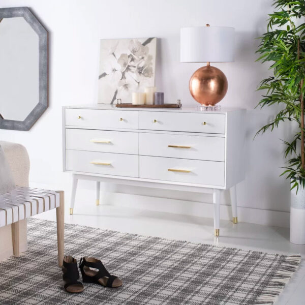 White discount mcm dresser