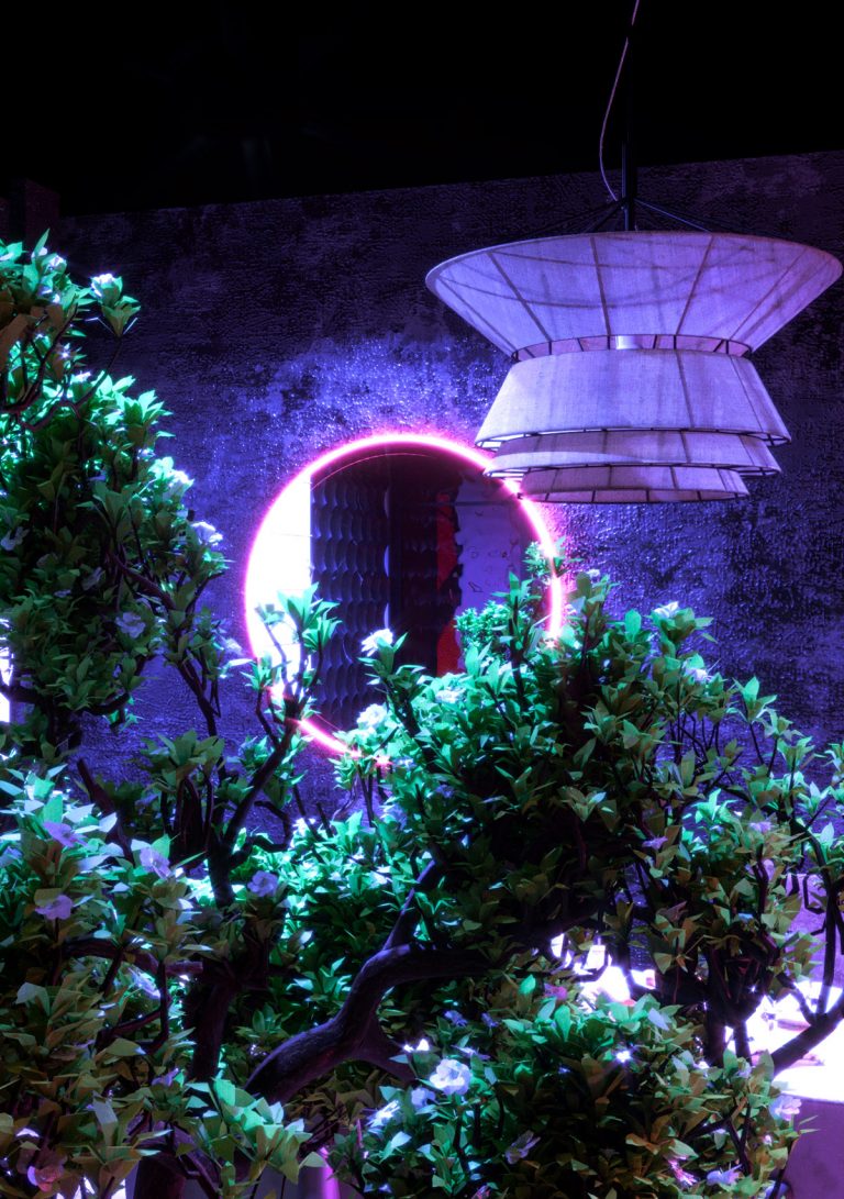 neon wall decor Interior Design Ideas