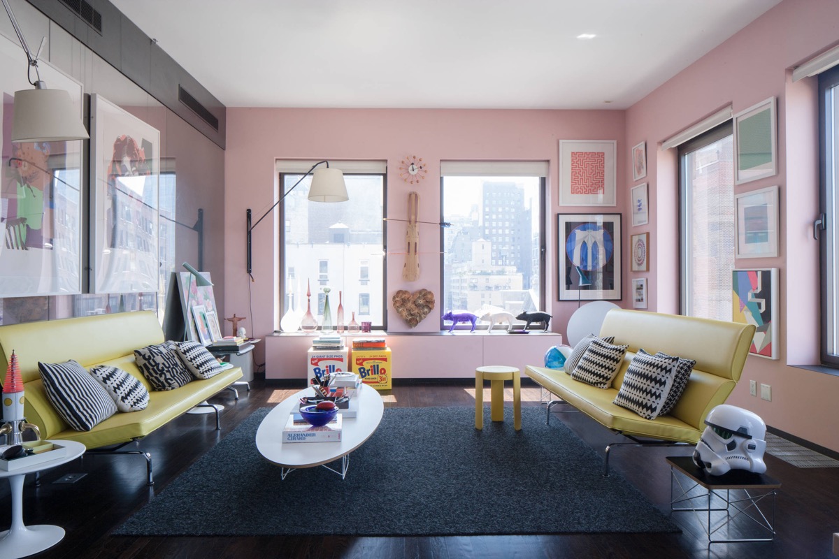 20 Pretty Pink Living Rooms | HGTV