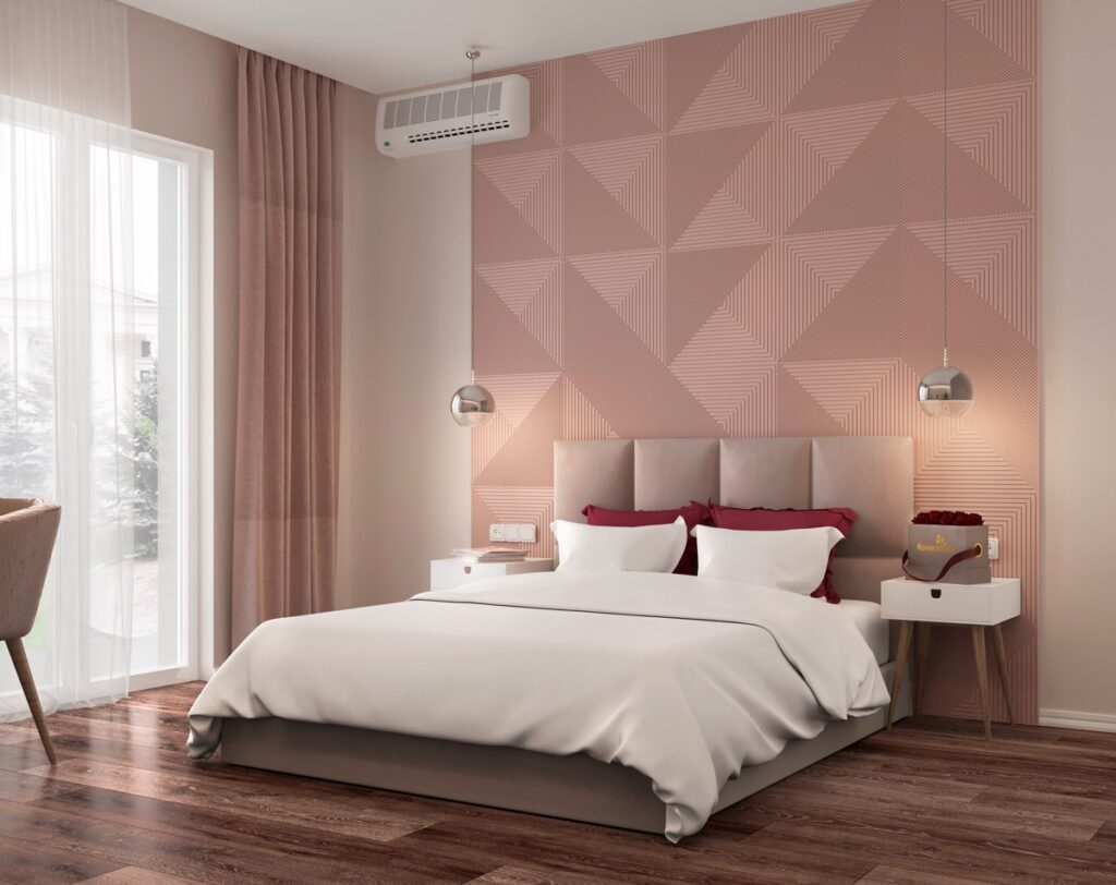 tall pink headboard ideas | Interior Design Ideas