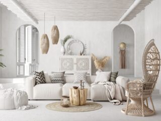 Three Interiors With An Ethnic Rustic Mix