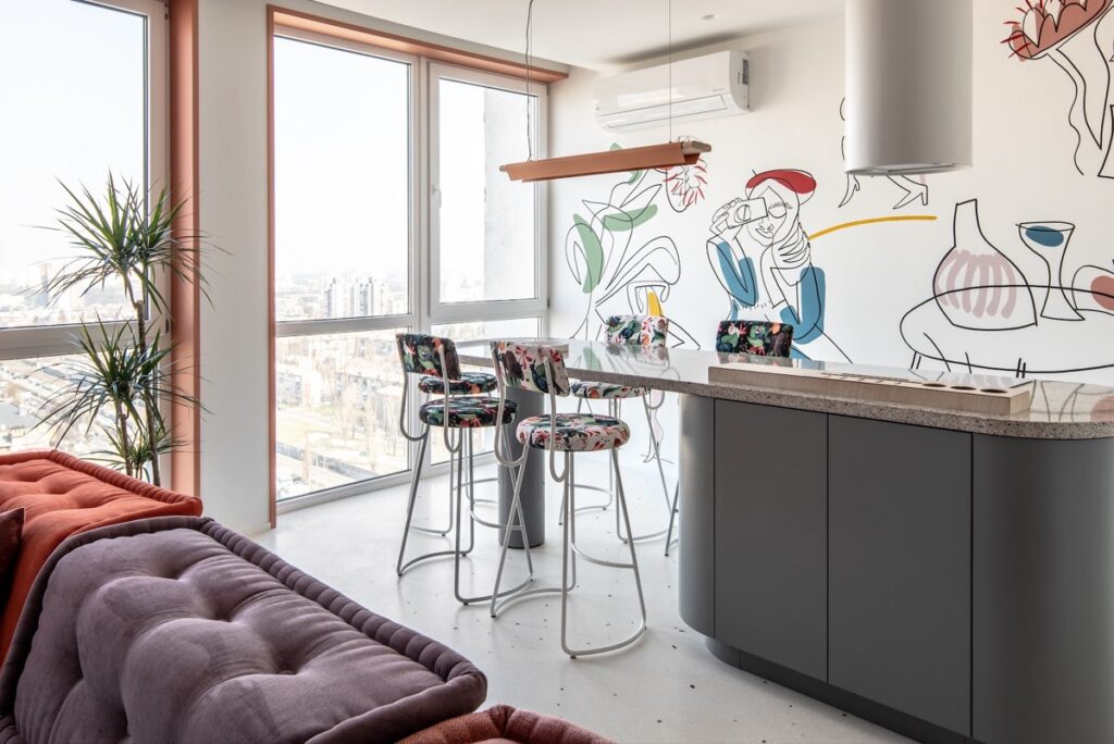 colourful kitchen diner | Interior Design Ideas