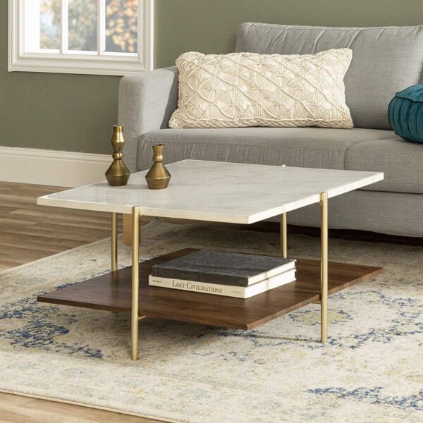Simple square discount coffee table