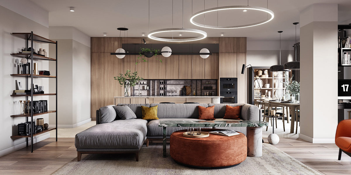 2 Apartments Under 120 Square Meters 1300 Square Feet With Floor 