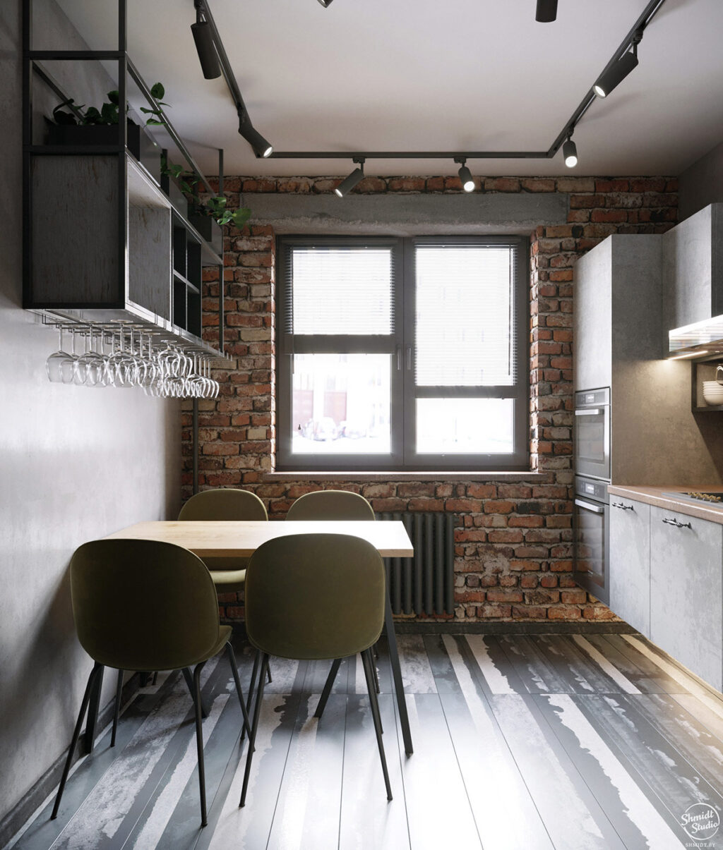 Rustic-Industrial Interior Design Examples