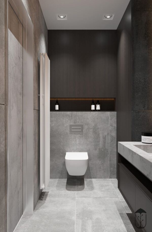 Modern Industrial Apartment Interior photo