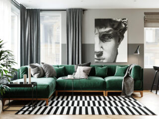 Jewel Tone Colors in a Contemporary Two-Bedroom Apartment [With Floor Plan]