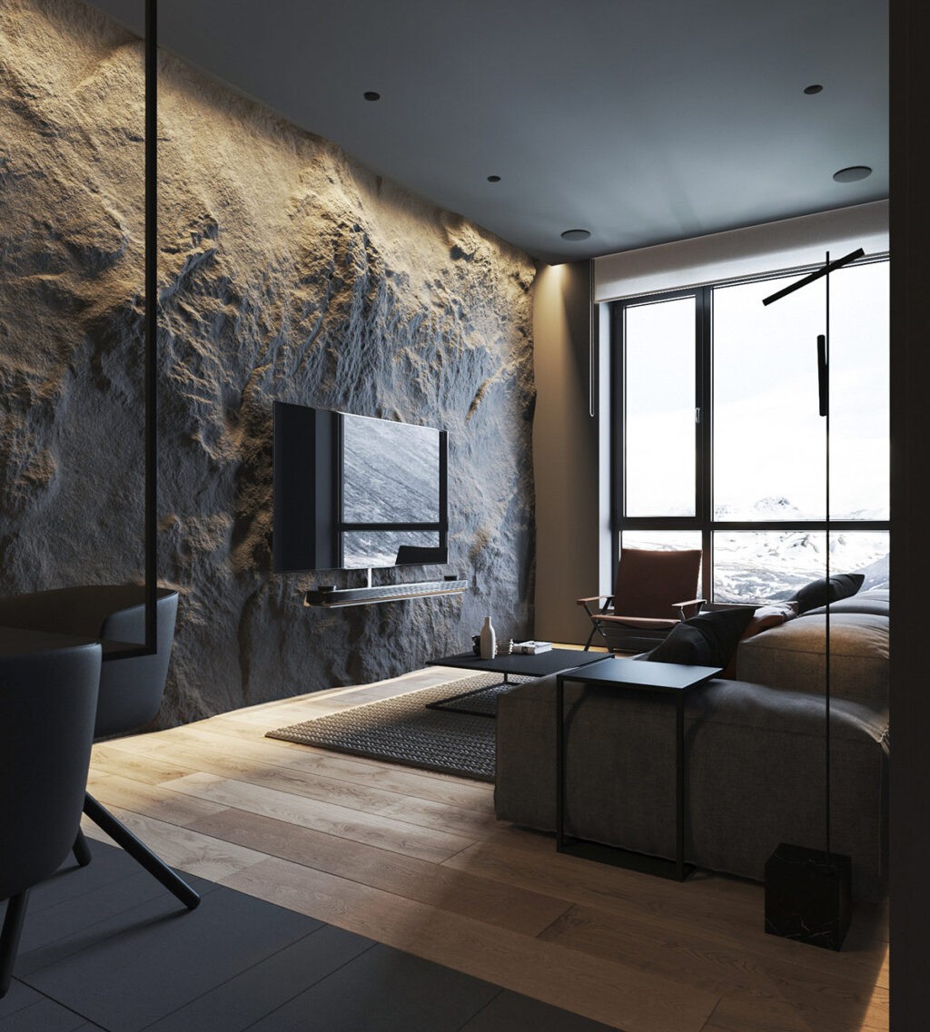 How To Use Lighting And Textures To Add Interest To Dark Interiors
