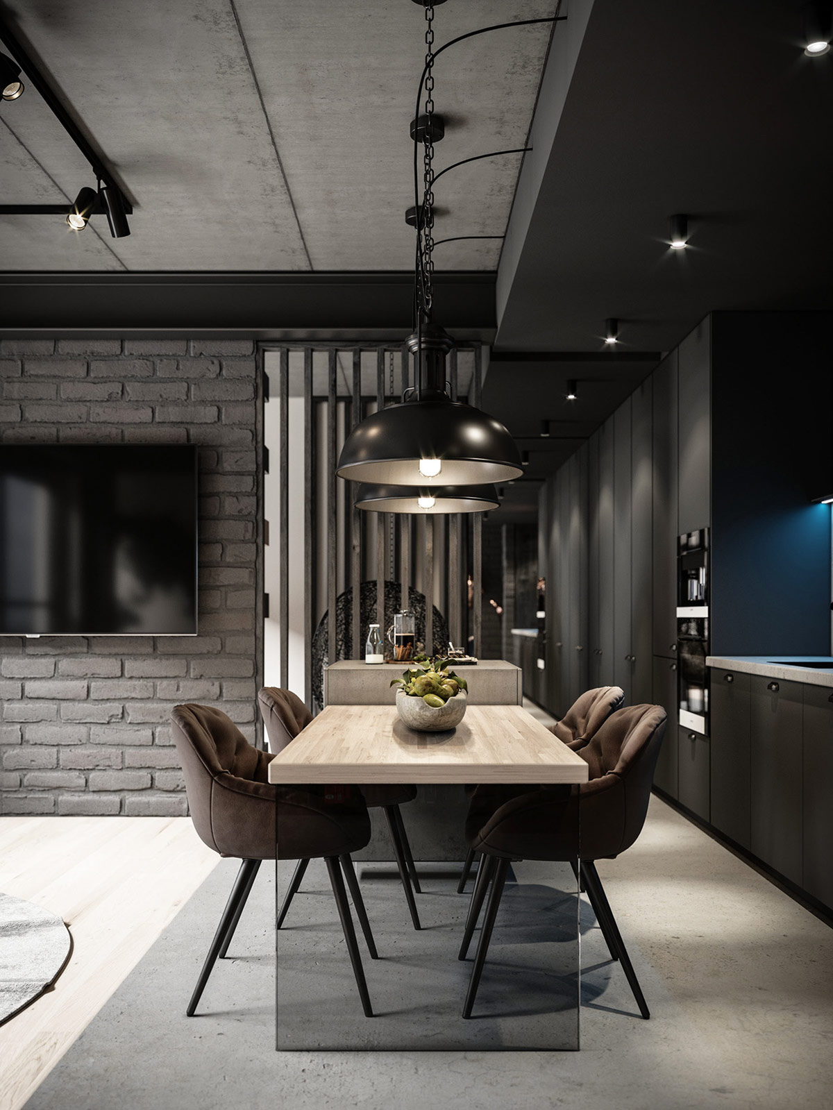 grey dining rooms