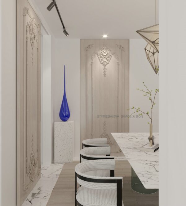 unique marble dining room design classic meets modern | Interior Design ...