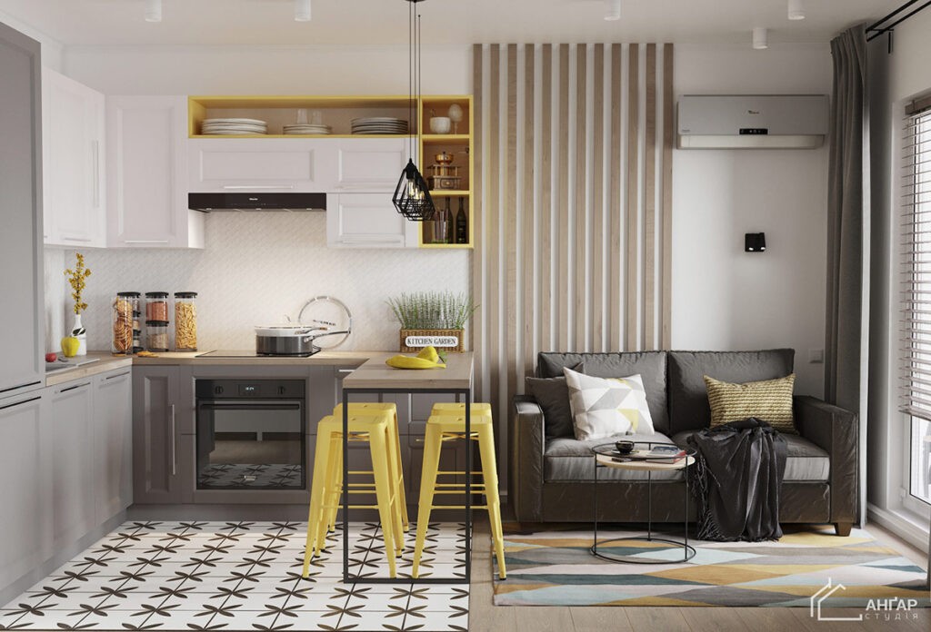 yellow kitchen bar stools Interior Design Ideas