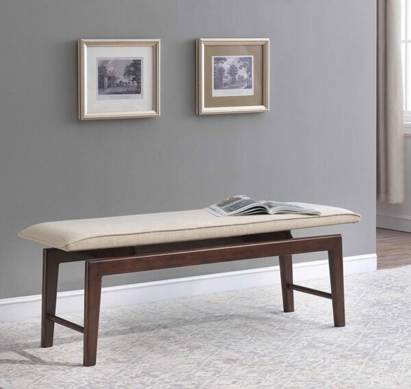 Modern wood dining bench cheap