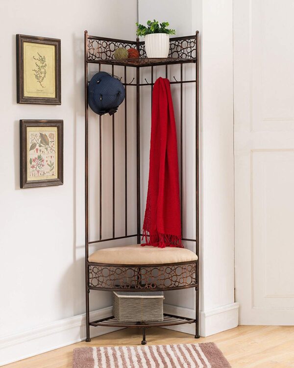 Corner stool for deals entryway