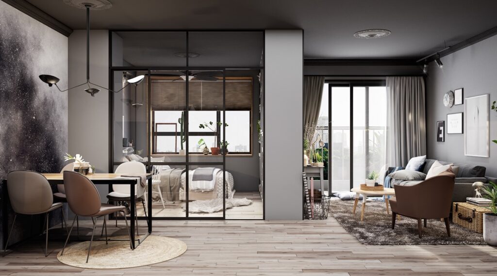 glass wall bedroom ideas | Interior Design Ideas