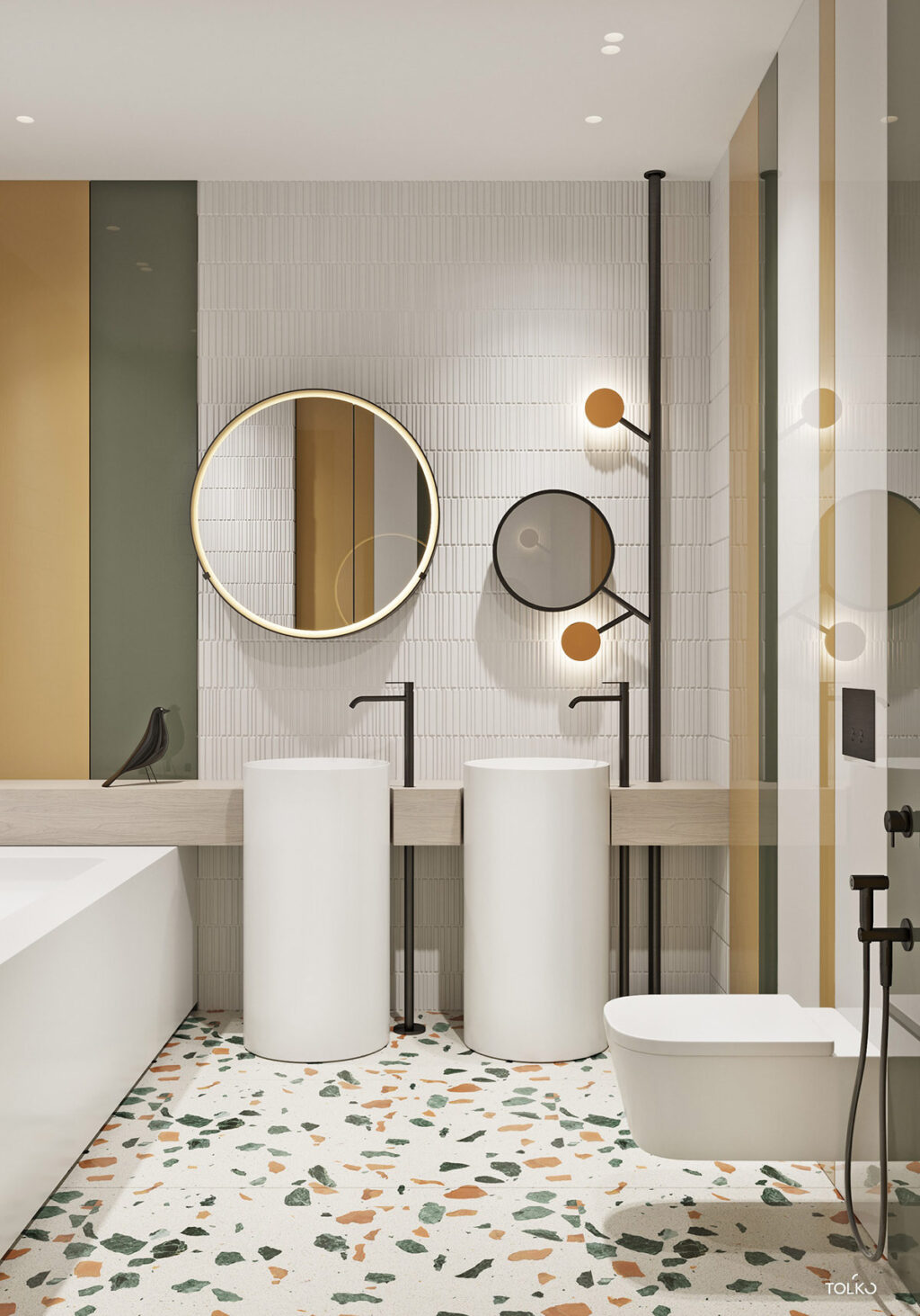 modern pedestal sinks Interior Design Ideas