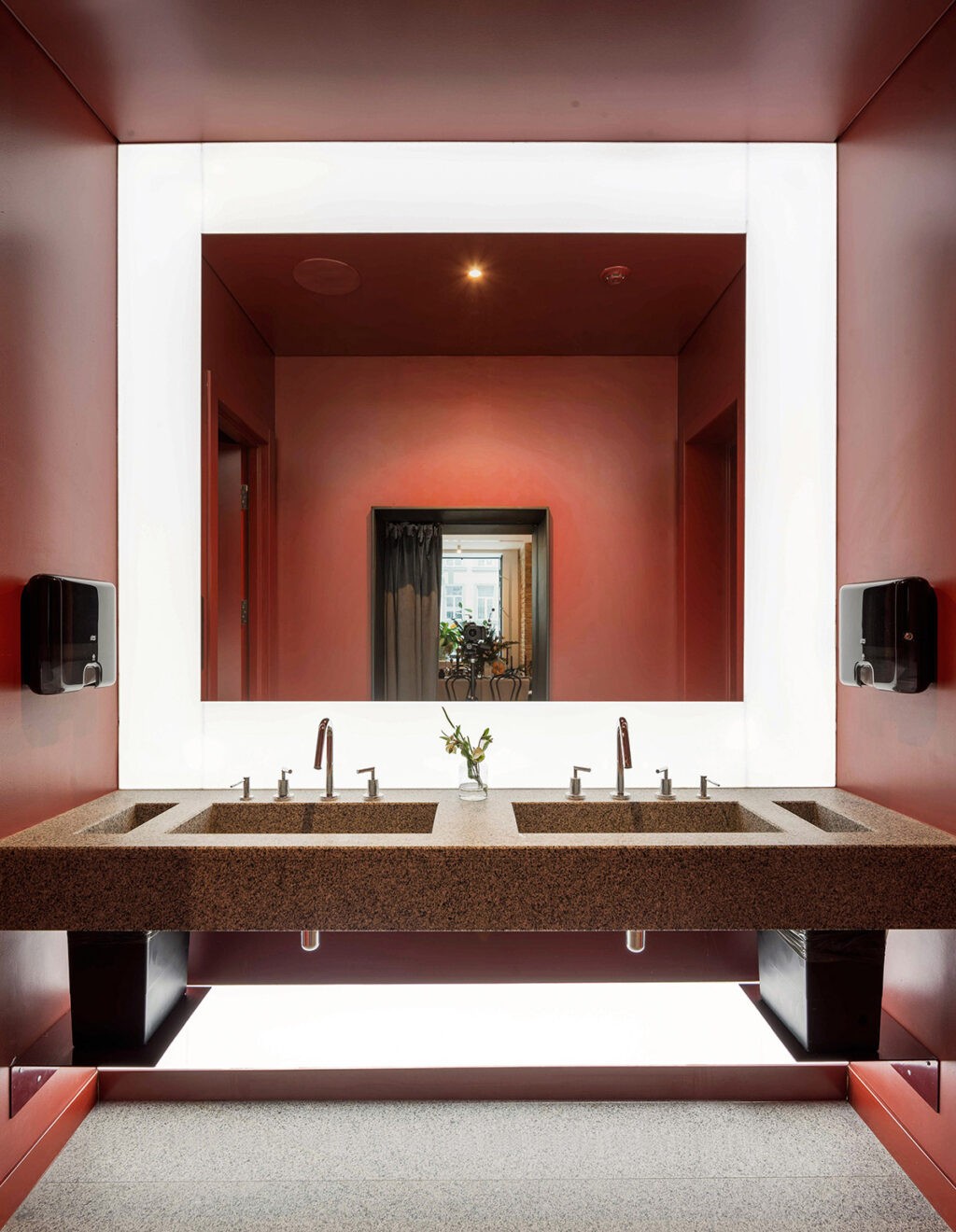 red and black bathroom ideas Interior Design Ideas