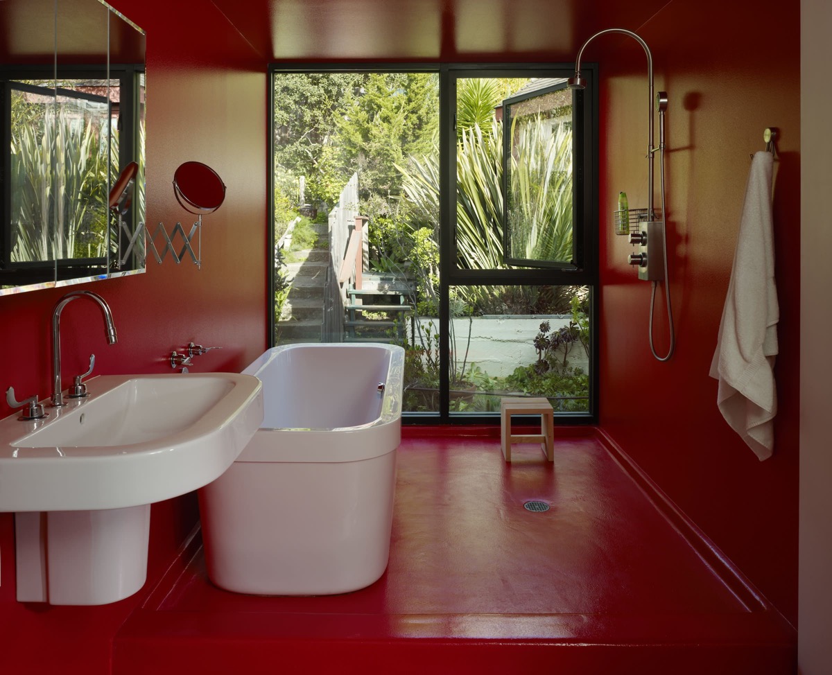 Mor Kridt kokain 51 Red Bathrooms Design Ideas With Tips To Decorate And Accessorize Yours