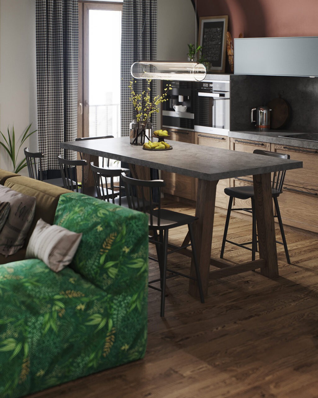 rustic kitchen diner Interior Design Ideas