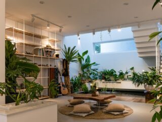 Vietnam Home With Relaxing Natural Spaces And Indoor Pond