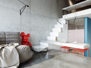 Two Tiny Apartments Stacked With Stylish Features