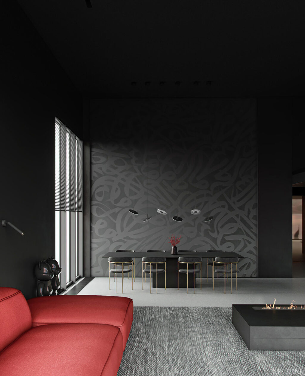 A Duo Of Deliciously Dark Luxury Interiors