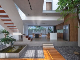 Open Plan Home Design With Connected Family Living Spaces On All Floors