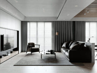 Decorating Minimalist Spaces With Monochrome Melds