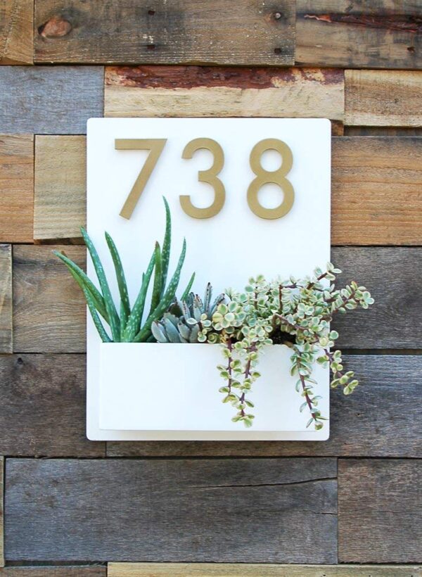 Wood Numbers - Indoor Wall Number Signs