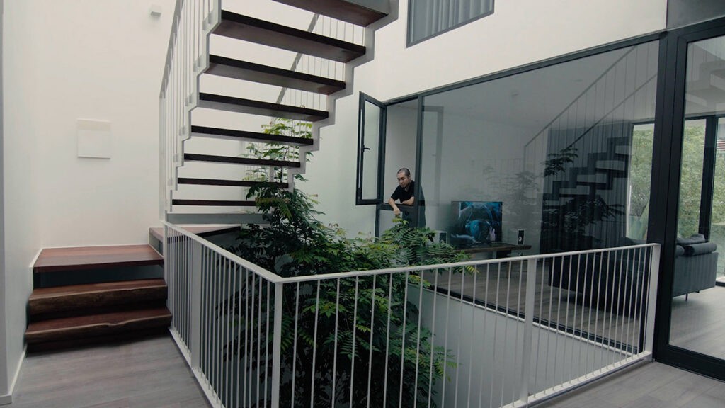 Open Plan Home Design With Connected Family Living Spaces On All Floors
