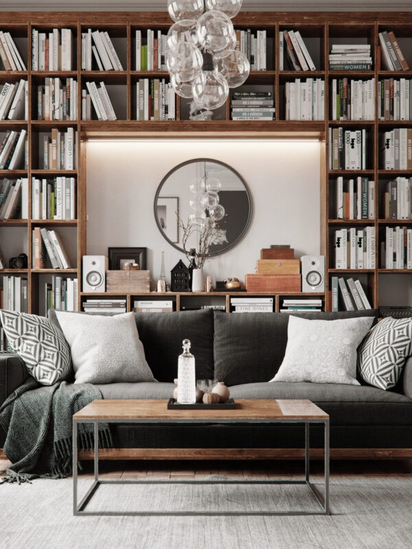 rustic coffee table | Interior Design Ideas