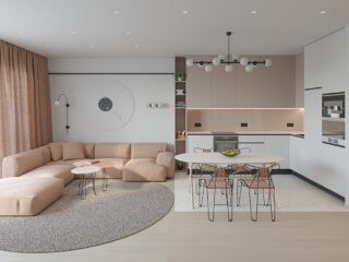 Stylish Homes With A Penchant For Pink & Monochrome