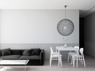 Balancing Modern Minimalism In Black And White