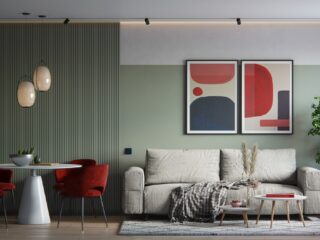 4 Interiors That Show How To Use Red And Green In A Non-Clashing Way