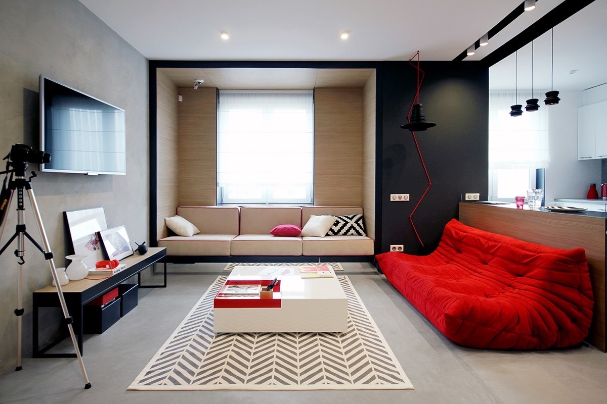 51 Red Living Rooms With Tips And
