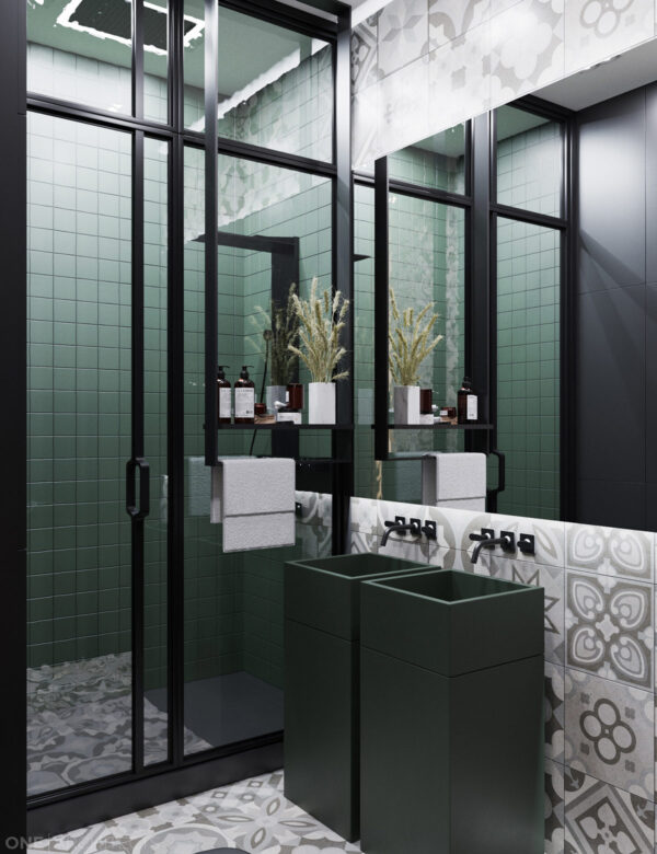 twin pedestal sinks Interior Design Ideas