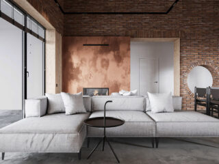 Copper Infused Industrial Style Home