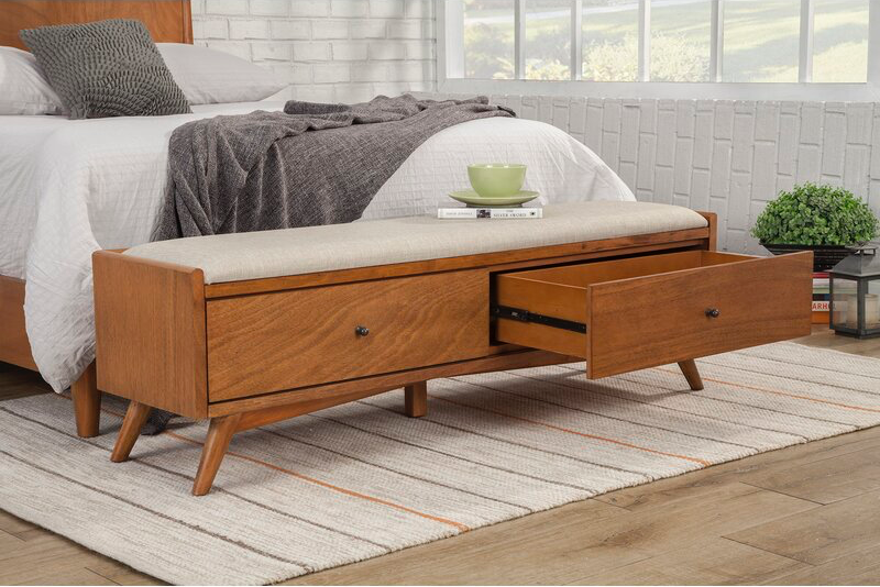 end of bed dresser and bench combination 59 inches for queen size
