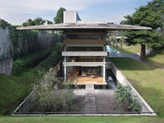 Huge Property In Indonesia Risen From Raw Concrete Architecture