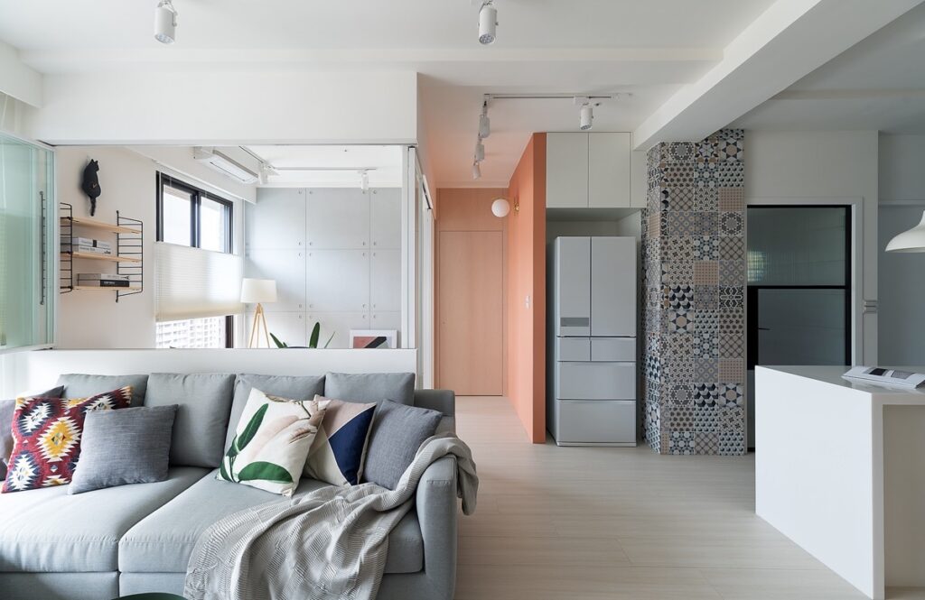 pink and blue interior design | Interior Design Ideas