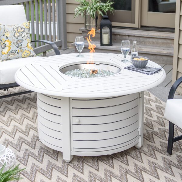 Outdoor coffee table with chairs online