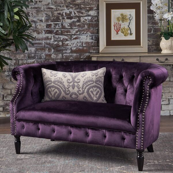 Purple couches store for sale