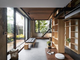 Award Winning Home Interior With Suspended Bedrooms